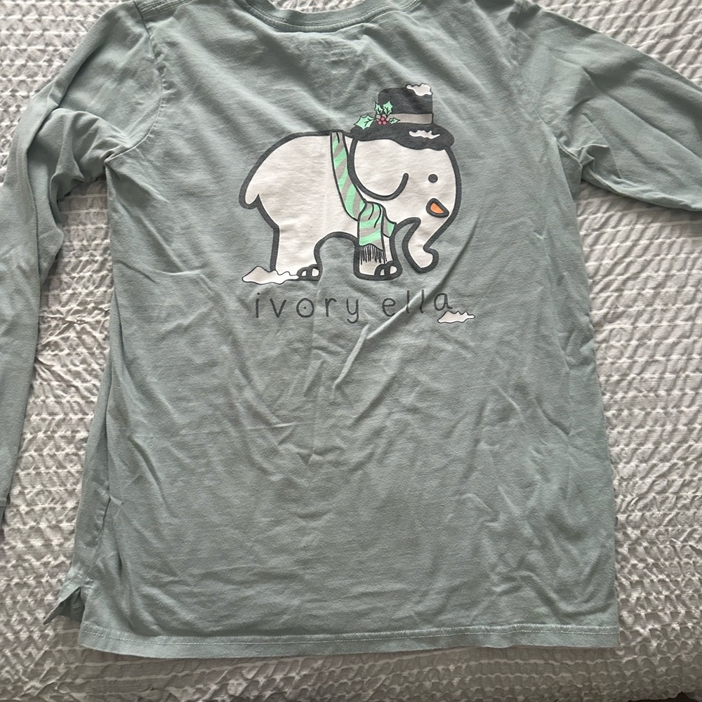 Ivory Ella L/S Light green/grey color Size Small